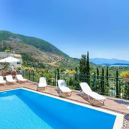 Rachi Sleeps 8 Pool Air Con Wifi Villa Vathi (Meganisi)